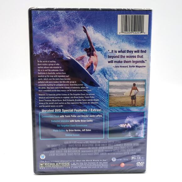 The Forgotten Coast Surfing Movie DVD Widescreen Brand New Sealed PG-13 - Picture 2 of 2